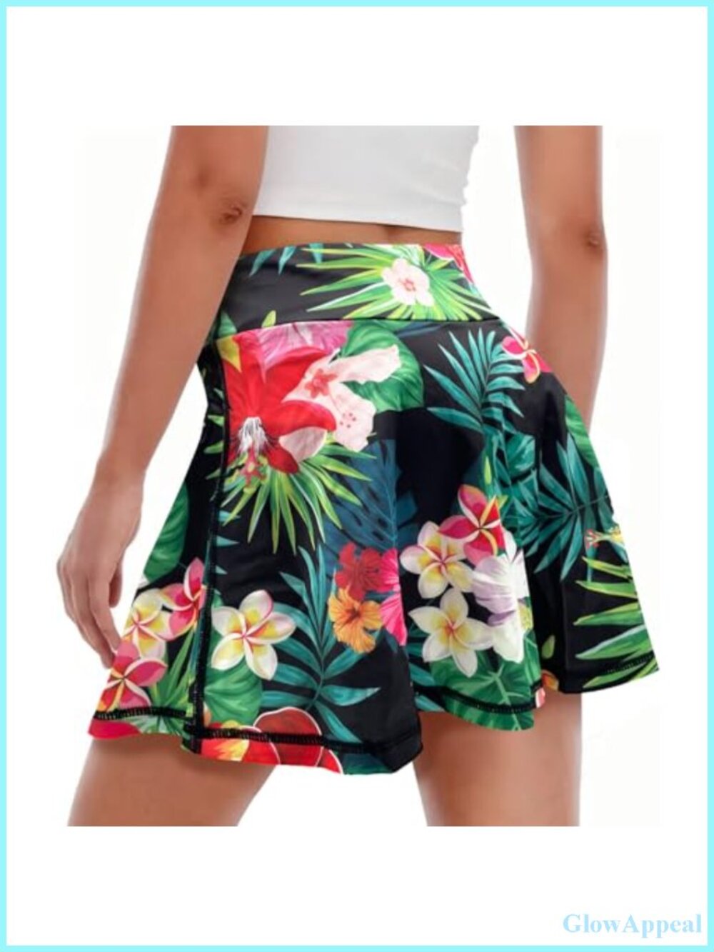 High Waisted Pleated Tennis Skirt Skort with Pockets